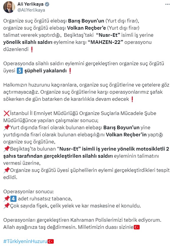 Nusret'in restoranına yönelik saldırının arkasından Barış Boyun örgütü çıktı! 5 kişi yakalandı