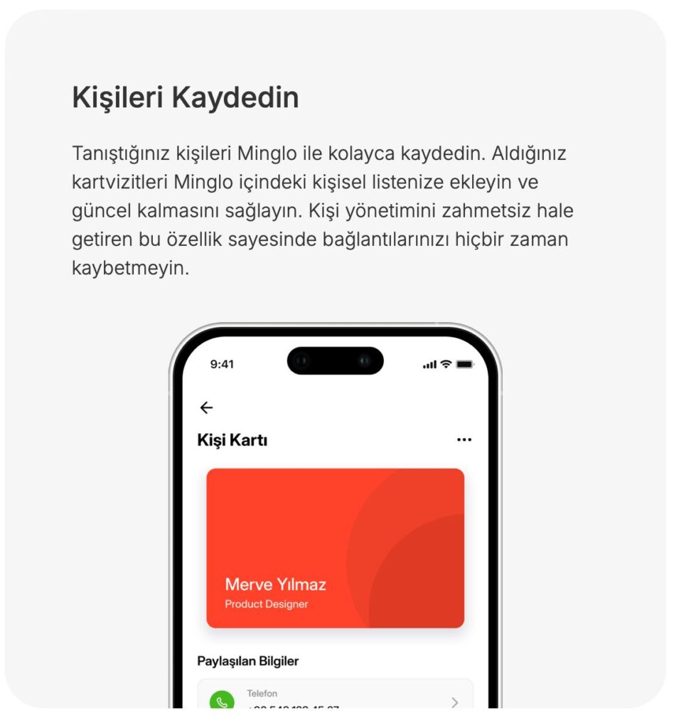 Minglo Dijital Kartvizit ile Müşteri İletişimini Kolaylaştırın