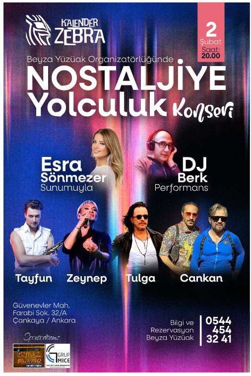 Beyza Yüzüak’tan 90’lar Nostaljisi: Efsane Şarkılarla Duygu Dolu Konser!